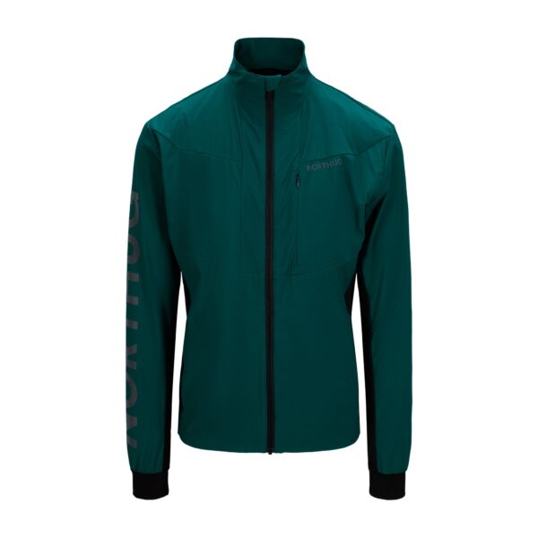 Мембранная мужская куртка для тренировок Zermatt, цвет Природно-Зелёный