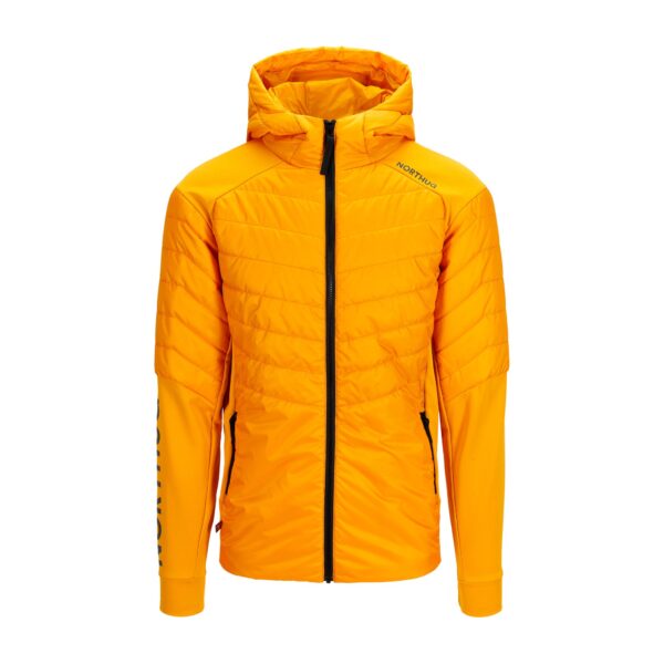 Утеплённая мужская куртка для тренировок Bormio, цвет Жёлтое Золото