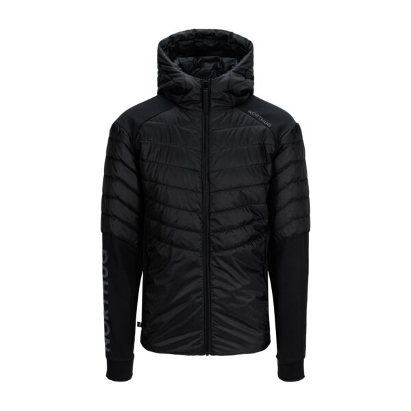 Утеплённая мужская куртка для тренировок Bormio, цвет Чёрный